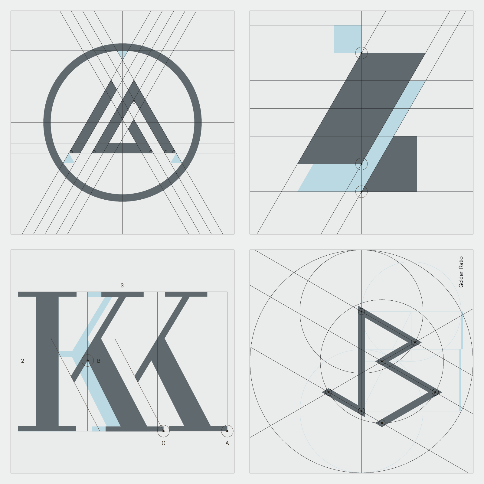 Logo, Konstruktion, Grid, Goldener Schnitt, Branding, Markenentwicklung, LegacyNotes, One4all-Pay, Kanzlei König, Schmitt Naturstein