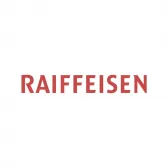 Wortmarke von Raiffeisen, ein Unternehmen mit Hauptsitz in St.Gallen und Kunde von Adicto