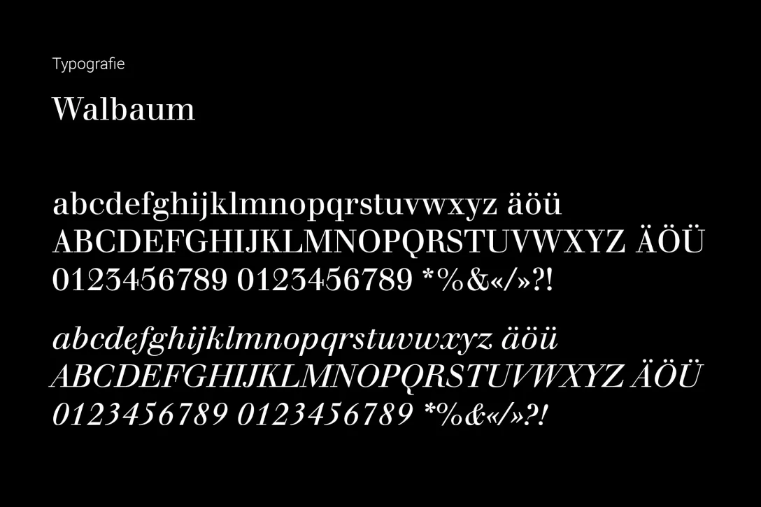 Typografie, Walbaum, klassizistische Antiqua