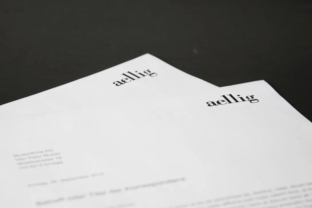 Briefpapier, Briefkopf, Typografie, Schriftgrösse, Layout, Adobe InDesign