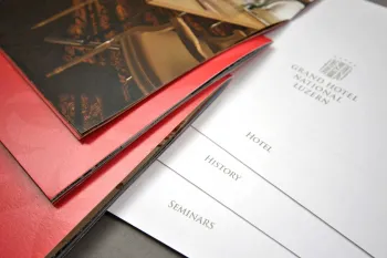 Detailaufnahme, Einzelne Themen der Booklets, Design, Logo, Wort-Bild-Marke, Broschüre